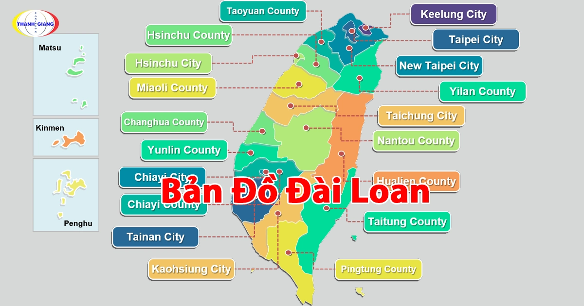 Bản Đồ Đài Loan